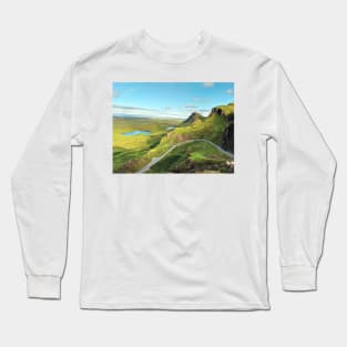 Quiraing, Isle of Skye, Scotland Long Sleeve T-Shirt